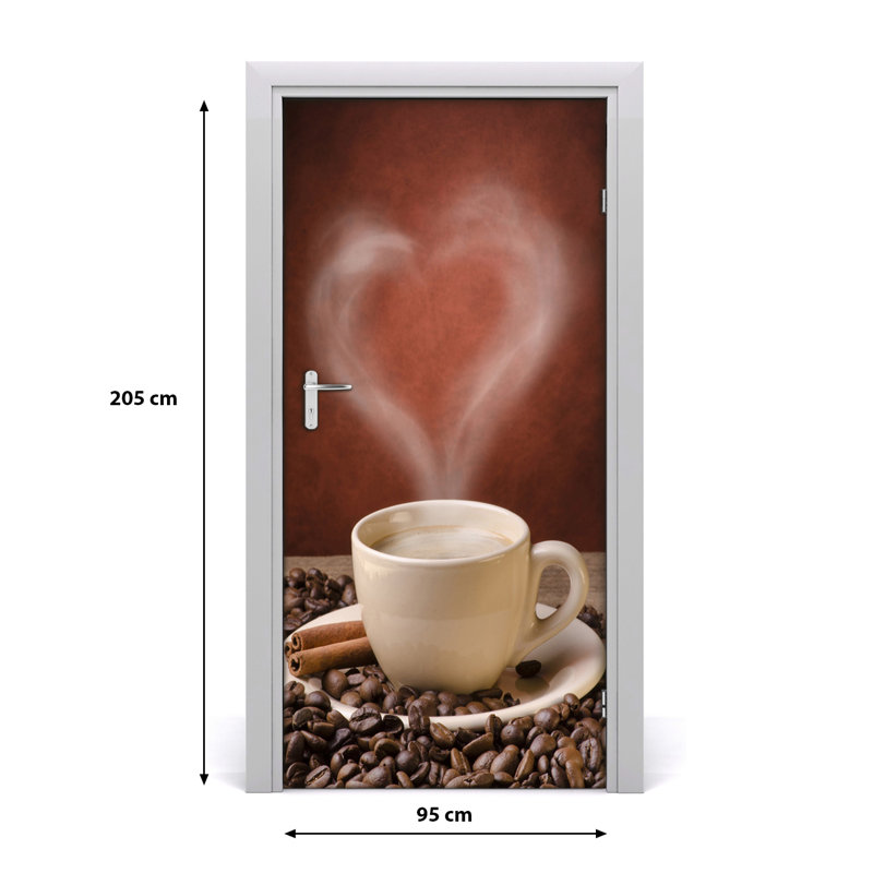 Aromatic Coffee Door Decal