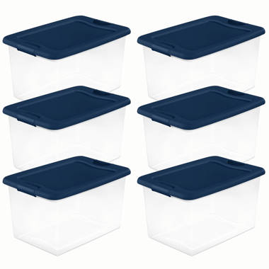 Sterilite 70 Quart Ultra Latch Storage Box and 64 Qt. Container