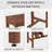 Bar Table, 45 Inch Counter Bar Height Pub Table-800300413