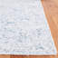 Tapis bleu clair / ivoire en polyester touffeté à la main Peterec-1563488865
