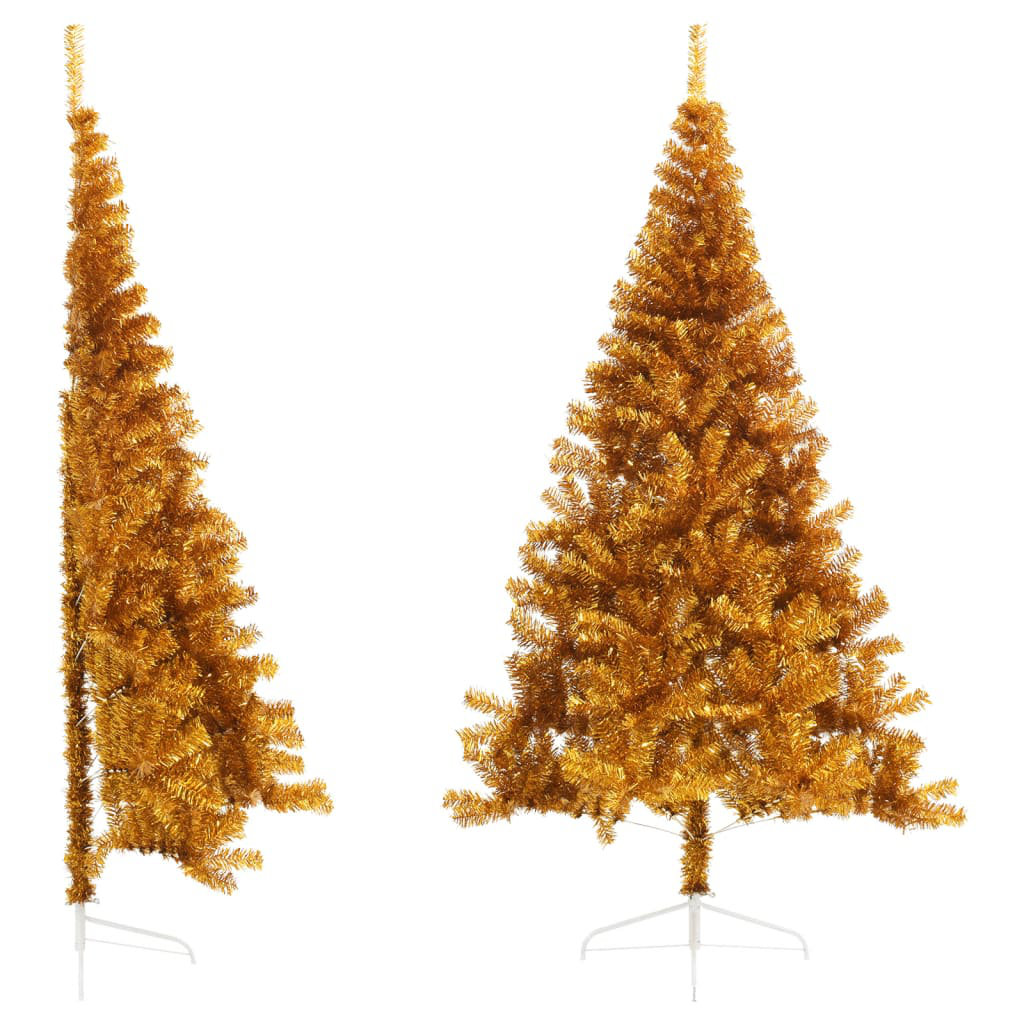 Künstlicher Weihnachtsbaum Gold mit Ständer