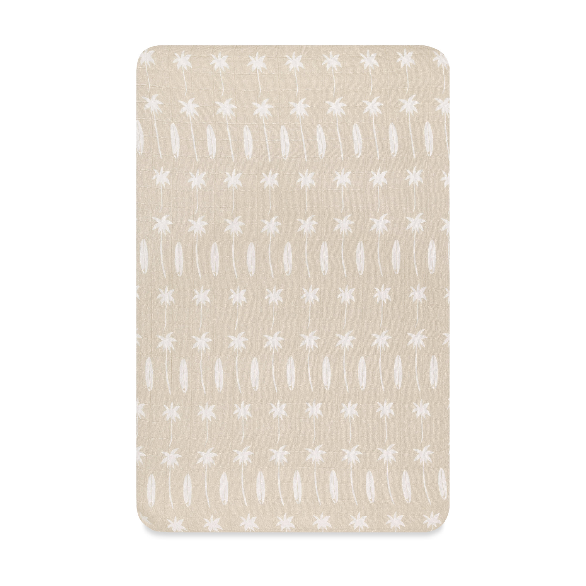 Beach Bum Muslin All-Stages Bassinet Sheet