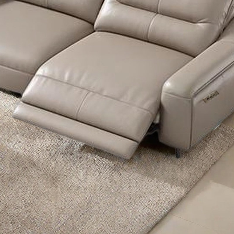Canapé électrique haut de gamme French, H 37,4 po x l 133,85 po x P 39,37 po