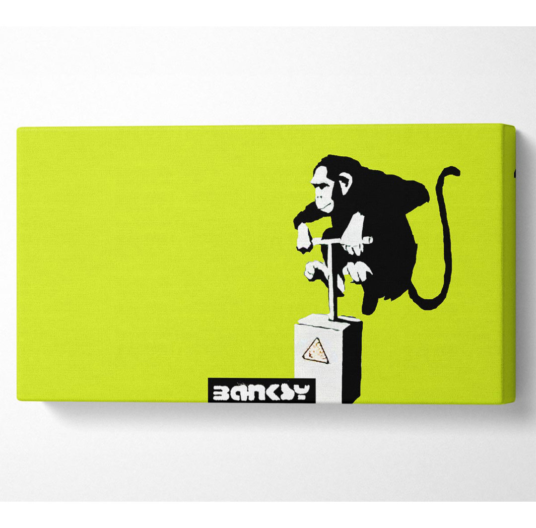 Monkey Detonator Lime - Kunstdrucke auf Leinwand