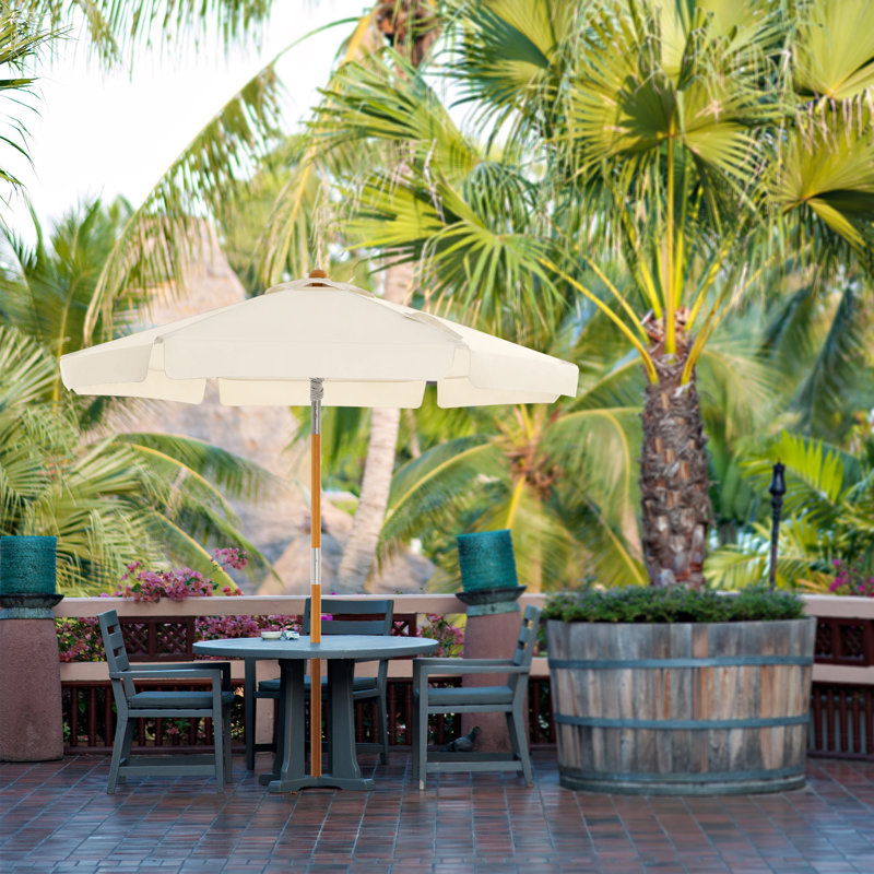 Sylvan 200cm Market Parasol, Beige