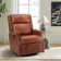 Manning 29.6'' Wide Genuine Leather Manual Recliner