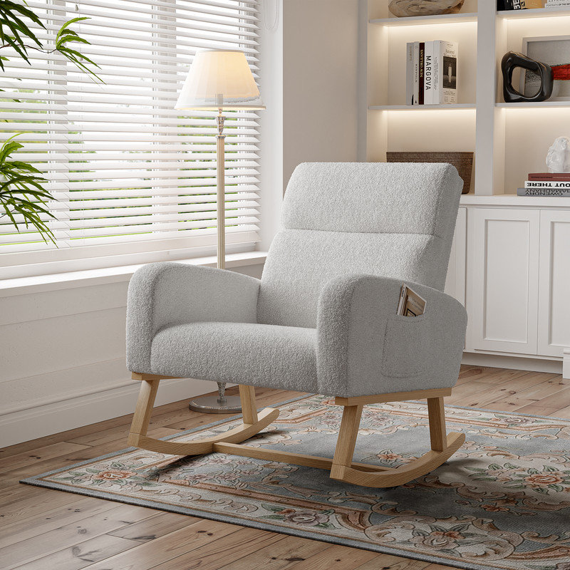 Rocking Chair, Light grey