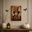 «Mad Hatter» avec art et toile orange-1303965238