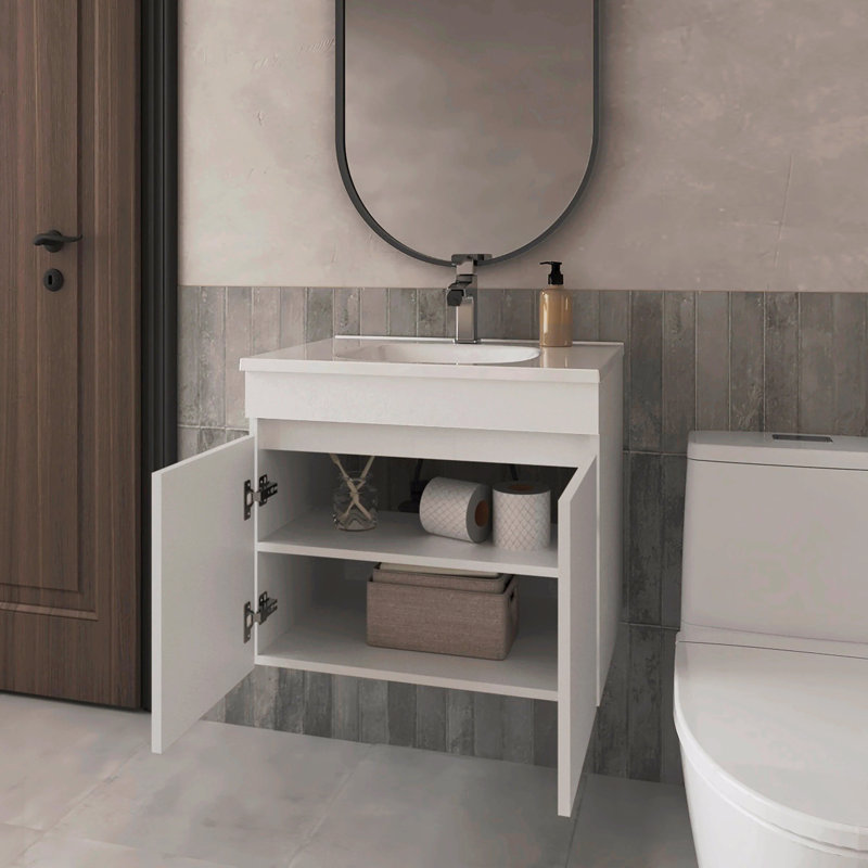 Coiffeuse avec 2 portes, Blanc