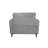 Light Gray Linen Chair