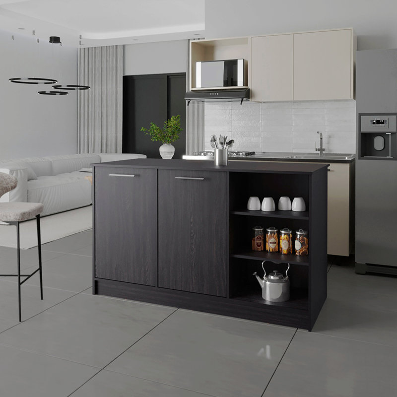 Îlot de cuisine, Noir