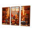 «Mexicain terre cuite vases fenêtre vue coucher de soleil»-760852046-760852032