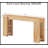 70.9 Inch Extra Long Farmhouse Console Table, Narrow Wood Entryway Table With Light Oak Brown Finish For Modern Interiors-338069230