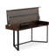 Transformer Table To Desk - Single Unit - Dark Walnut