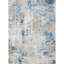 Élégant tapis en polyester résistant aux taches pour les espaces très passants - Design contemporain avec des tons beiges neutres