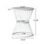 Table d'appoint d'extérieur moderne en fer blanc mat LASSEN-912971095