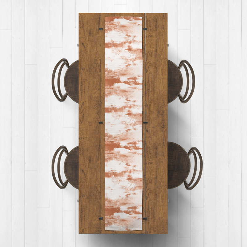 Chemin de table Askey, 90 po x 16 po, Orange