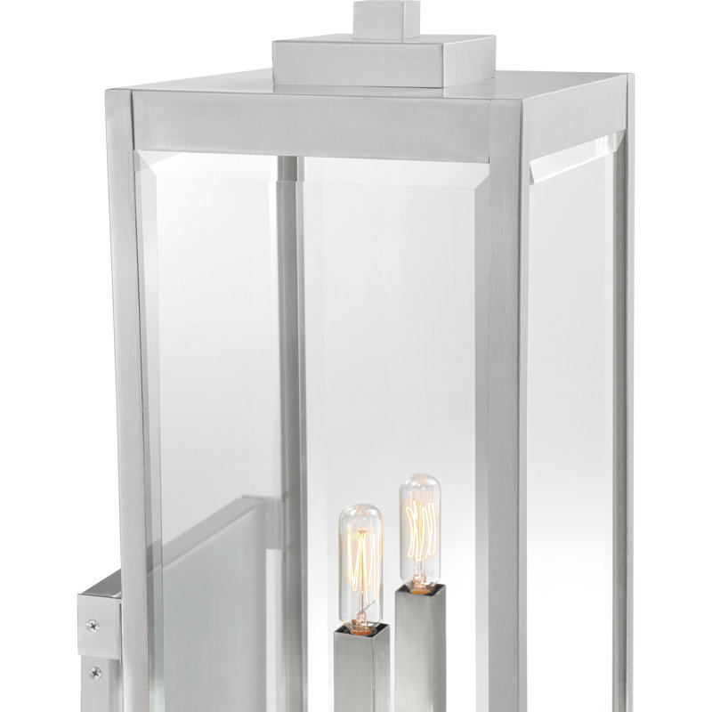 Quoizel Wall Light, Stainless Steel