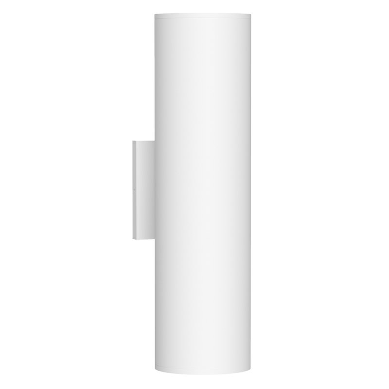 Lorna 2 - Light LED Flush Mounted Sconce, 16" H x 4.63" W x 5.25" D, White, 40 W