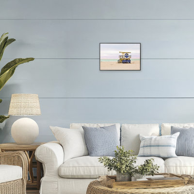South Beach Beacon Framed Giclee, design by Seven Trees Design