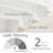 Linen Farmhouse Rod Pocket Double Layer Valance Kitchen Curtain-953639543