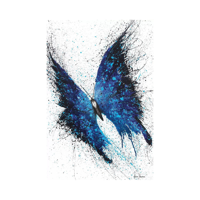 Tropical Wings by Ashvin Harrison - Print on Canvas, Wrapped Canvas, 20.32 cm H x 30.48 cm W