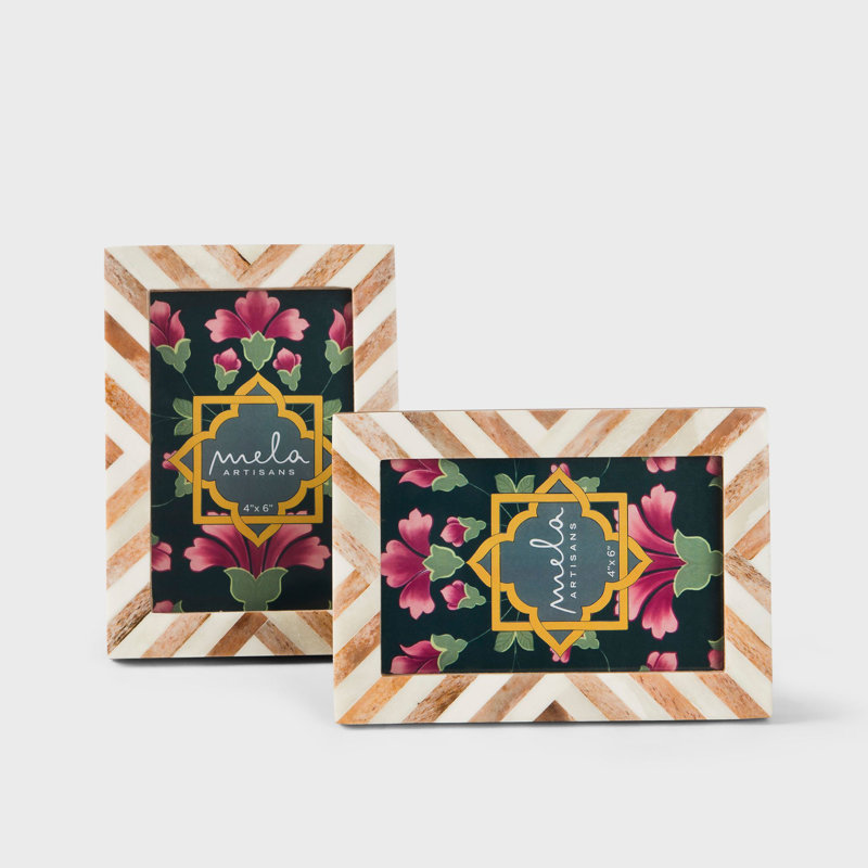  Ensemble de 2 cadres photo Chevron, Petit