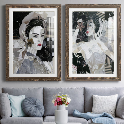 Runway Pause - ensemble de 2 peintures