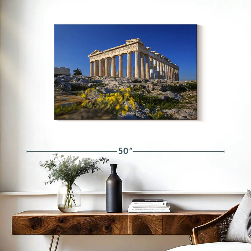 Adella Parthenon Temple Acropolis, 24" H x 36" W