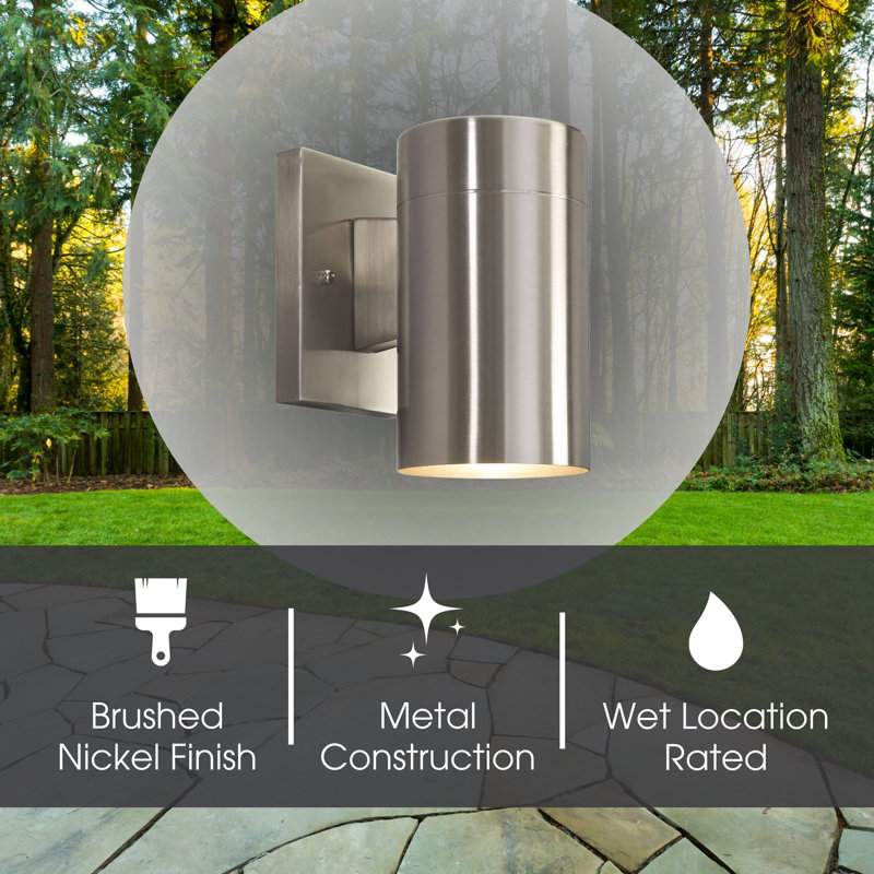 Allmond Wall Light, Brushed Nickel