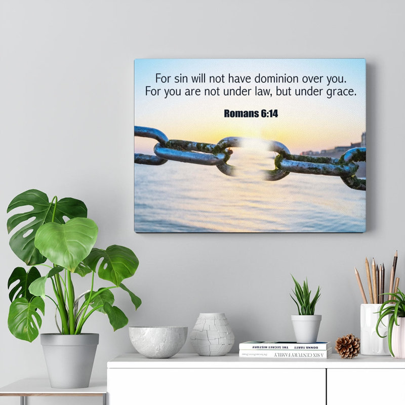 Trust Under Grace - Wrapped Canvas Print, 30cm H x 41cm W