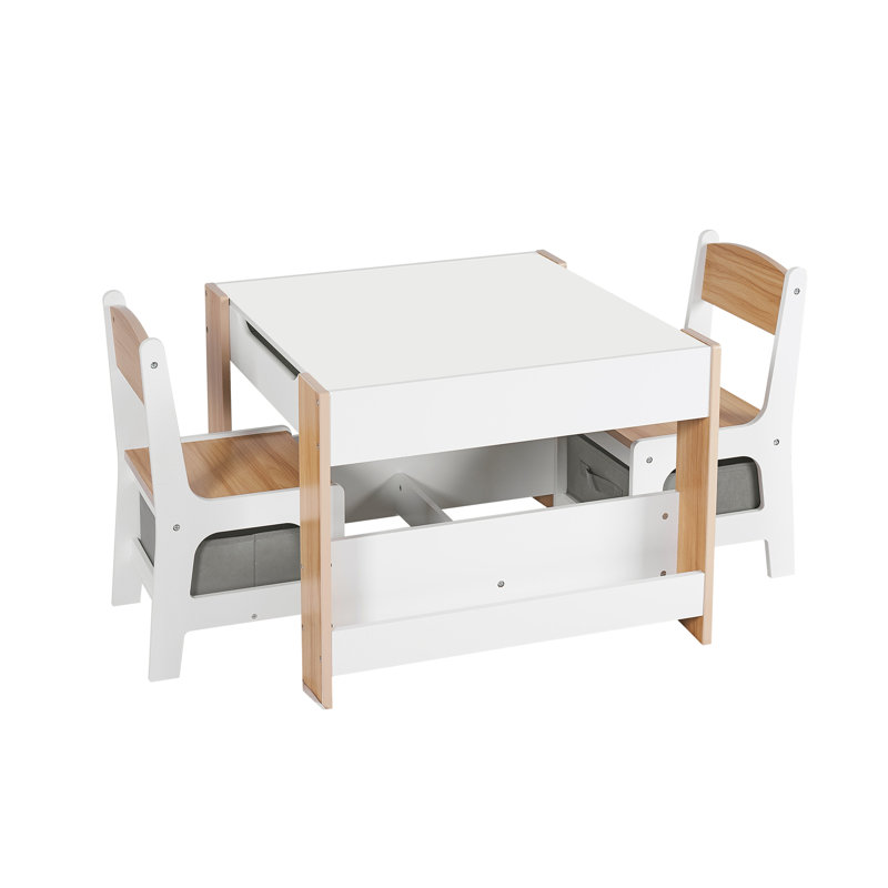 Abingdon Kids 3 Piece Play Or Activity Table and Chair Set