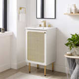 Base de meuble-lavabo simple 17 po. Modway