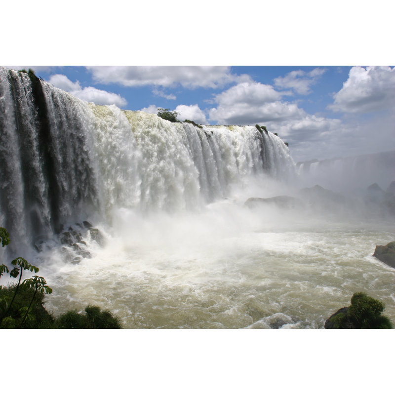 Iguazãº Waterfalls by Best-photo - Wrapped Canvas Print, 61cm H x 91cm W
