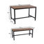 Alodie 4 - Person Dining Set