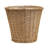 Willow Wicker Waste Basket, Medium, Handwoven with Built-In Plastic Liner, Durable and Attractive Weave, Tapered Design, Compact, , Easy to Clean, Natural