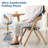 Upholstered Padded Stackable Folding Chair-347054824