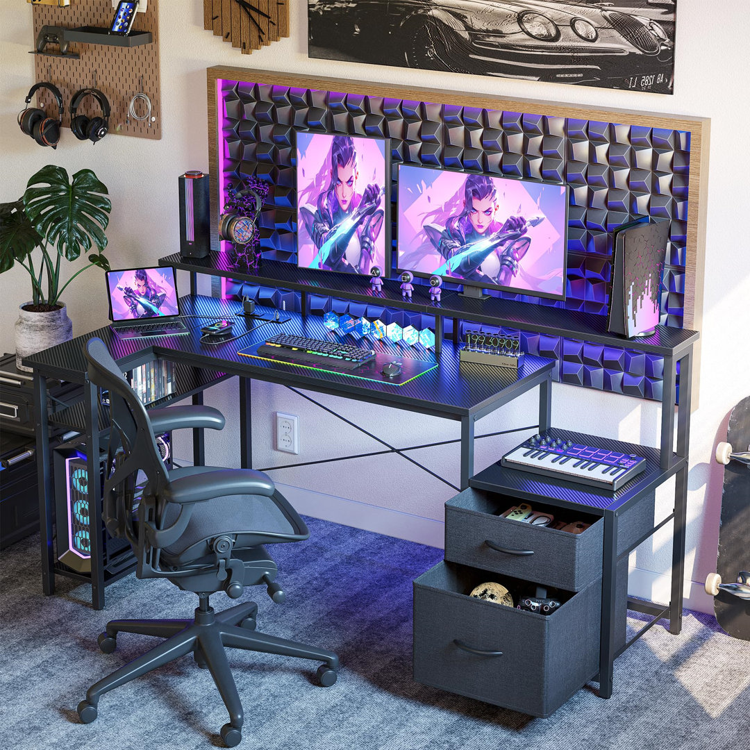 Contenia 165Cm W L-Shape Computer Desk