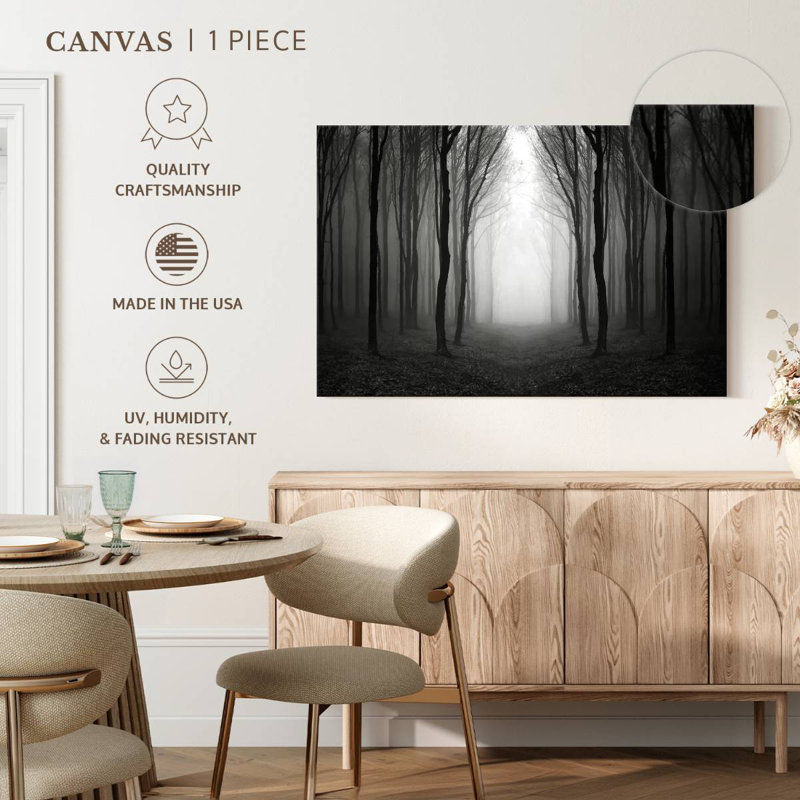 Alvord Dark Woods, 34" H x 51" W