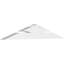 Richland Architectural Grade PVC Gable Bracket-44774169-44774339