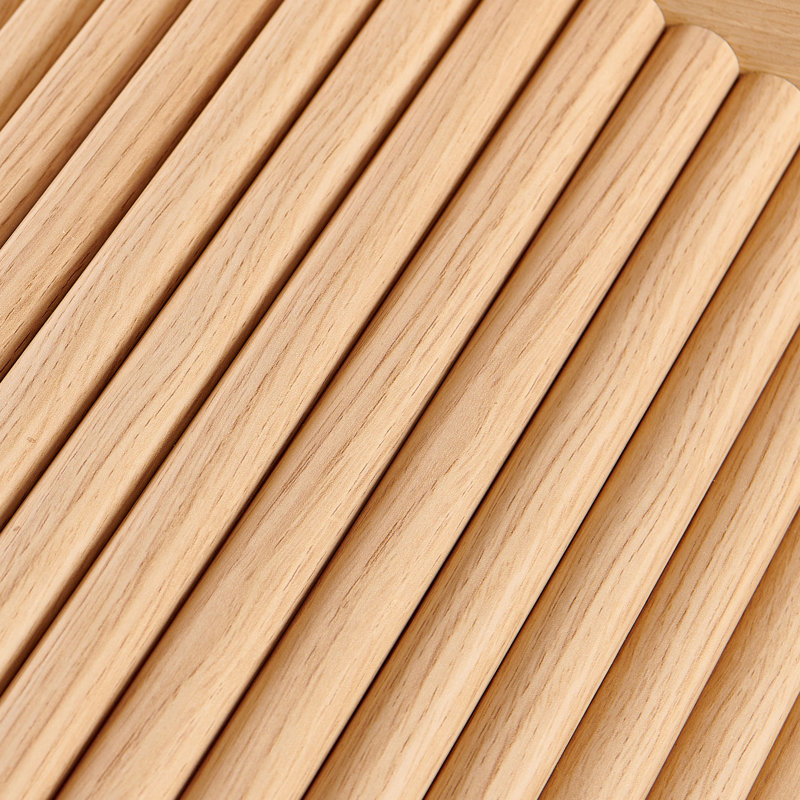 Maru Round Coffee Table, Oak Wood