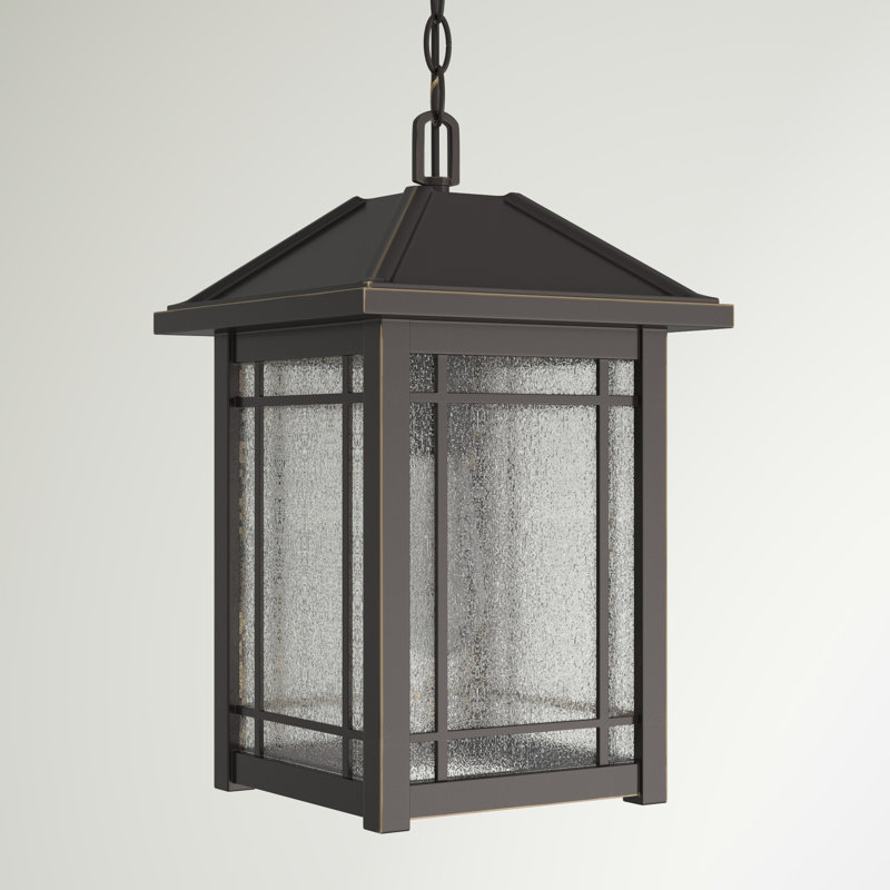 Lanterne suspendue d'extérieur Kensett Palladian Bronze