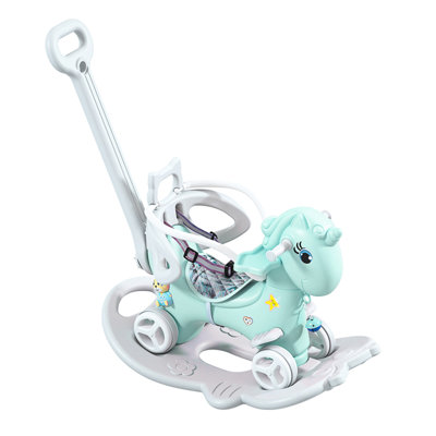 Rocking Pleasure - Balance Bike With Push Handle, , And Board, Blue Edition Experience Board For