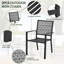 Stackable Outdoor Patio Dining Armchair