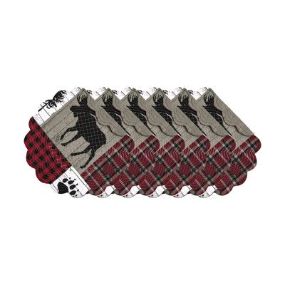 Aleise Cotton Animals/Nature Round Placemat