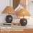 11.8" Marble Table Lamp