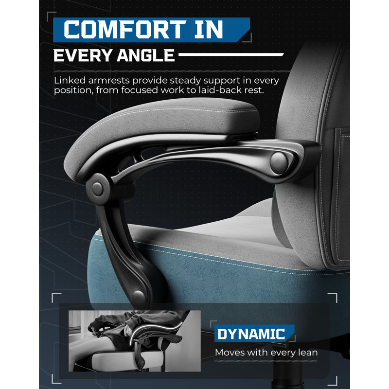 LUCKRACER Game Chair, Grey