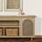 Dahlia 76" TV Stand in White Oak