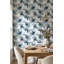 Papier peint oiseaux, vol, bleu-817339984