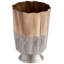 Twin Tones Metal Table Vase-47443888
